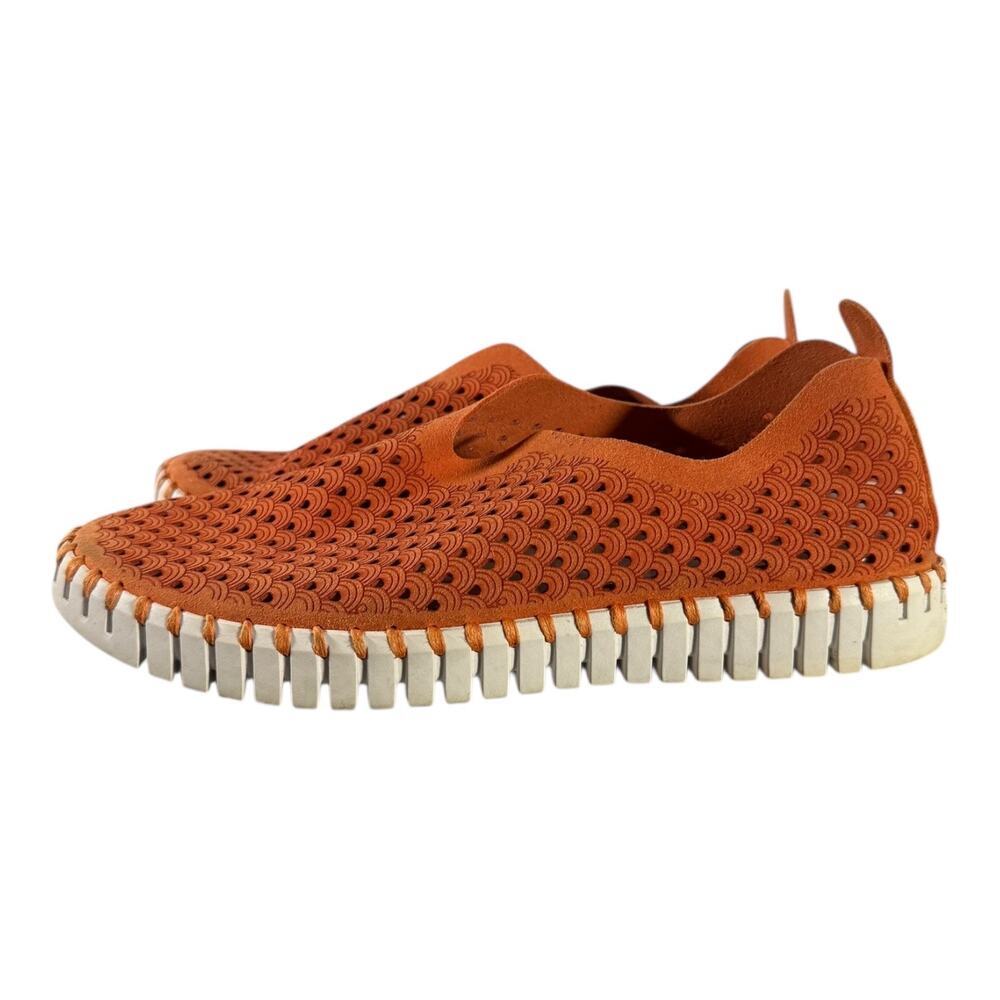 Ilse Jacobsen Women's Tulip 139 HORNBAEK Camelia Orange Slip-on Shoe Size 7.5 - Picture 6 of 10